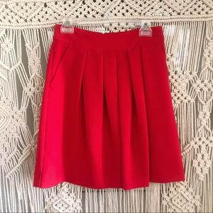 Banana Republic Red Skirt with Pockets